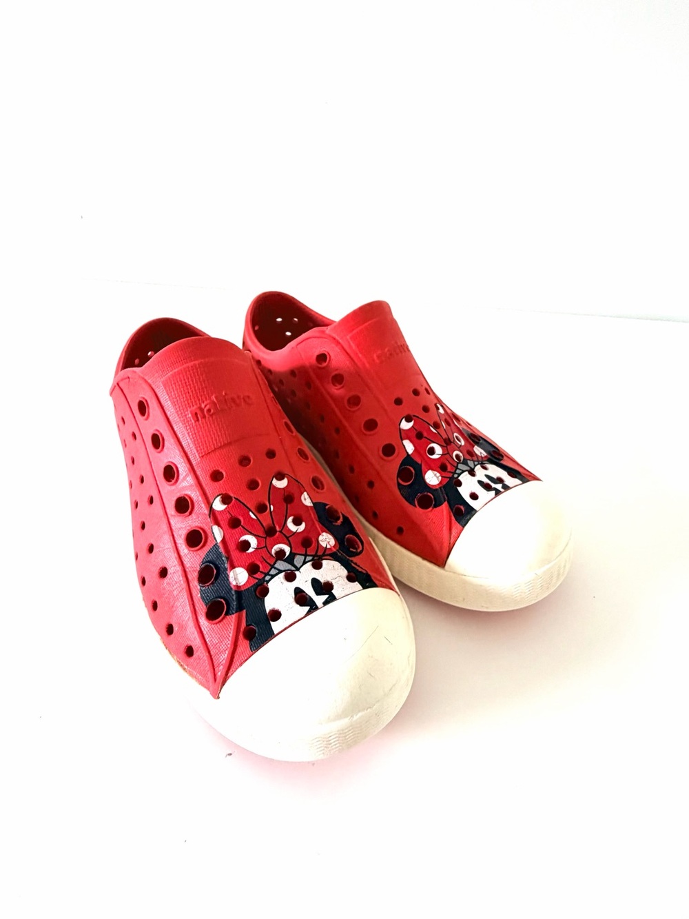 Native Minnie Mouse Shoes Special Edition Collaboration Red Size C12